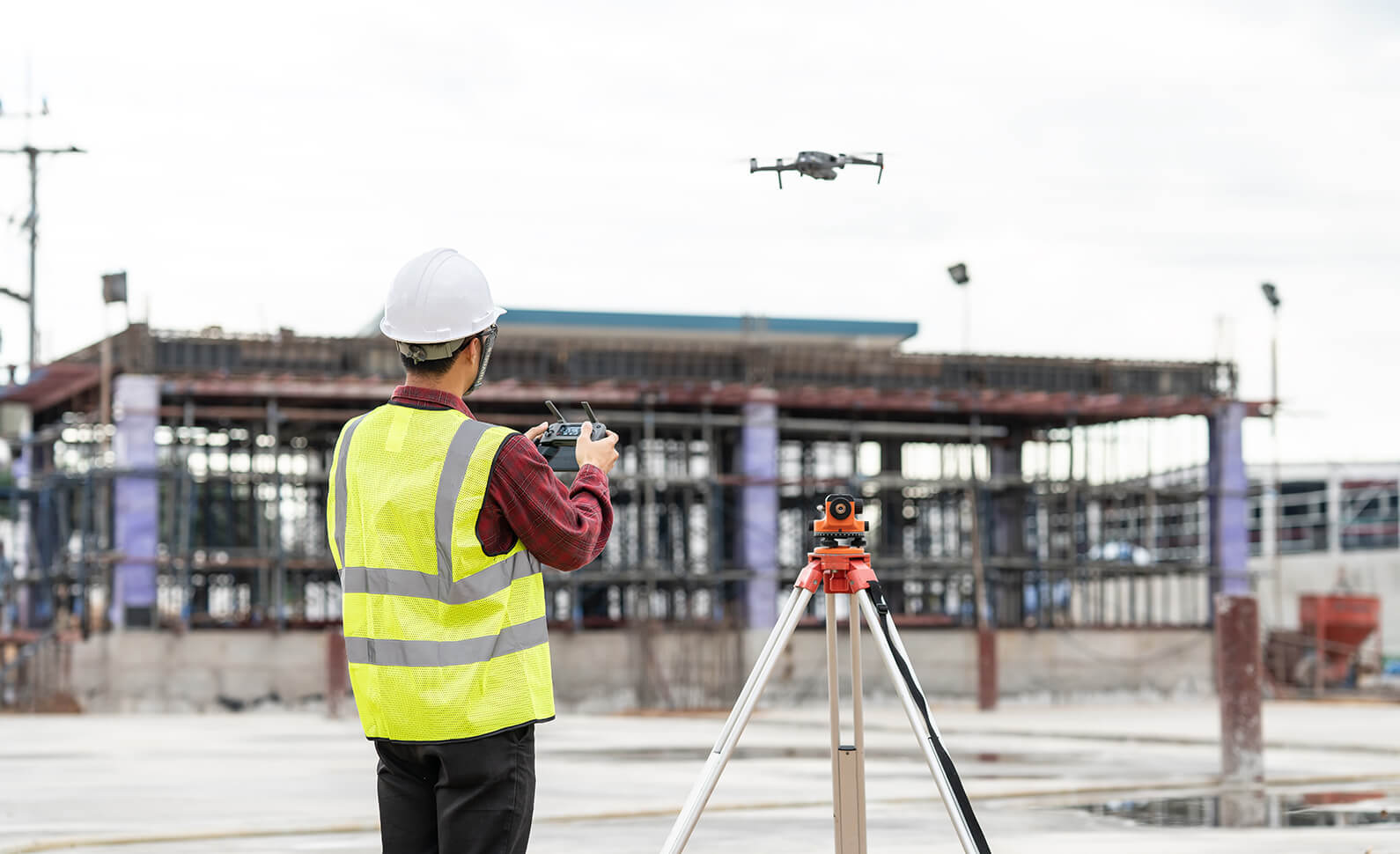 Land Surveying with Drones