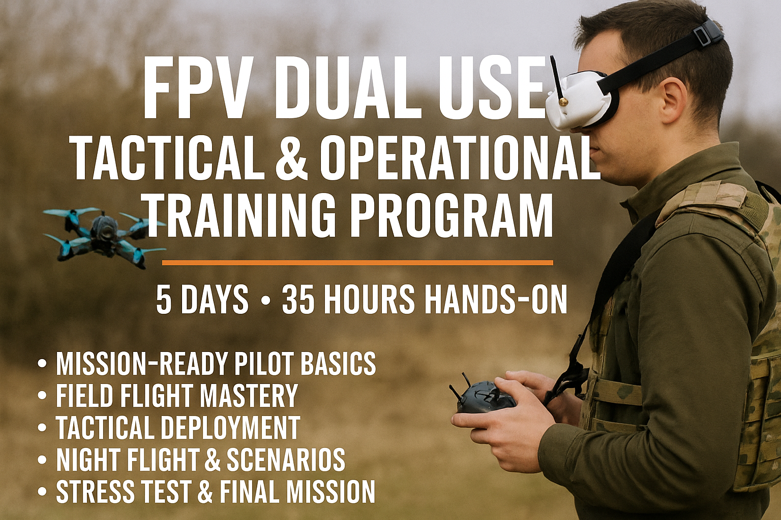 FPV DUAL USE – Tactical & Operational Training Program